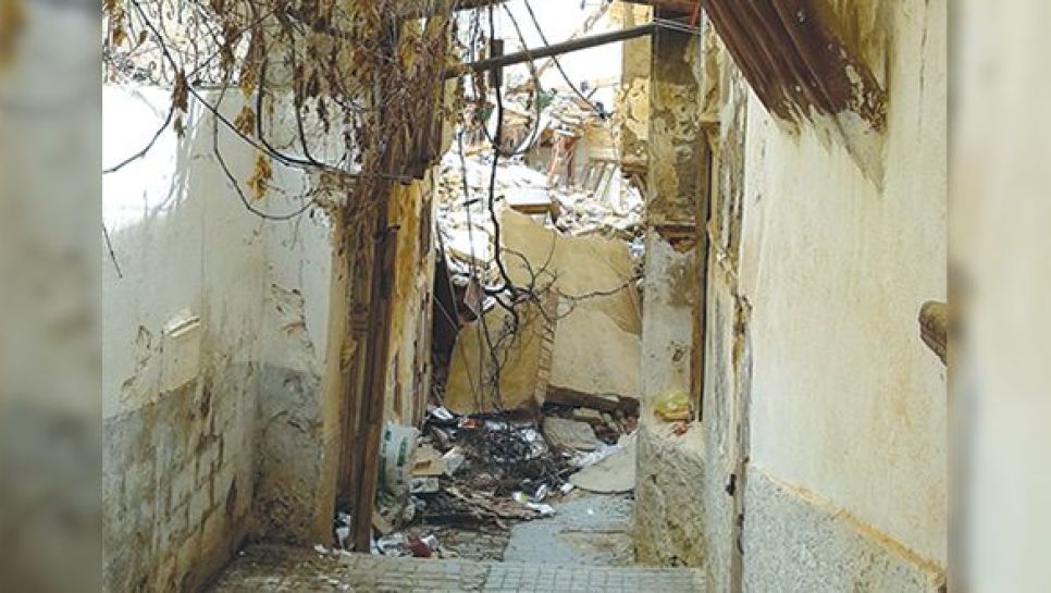 Effondrement à Dar El-Afroun. © Liberte