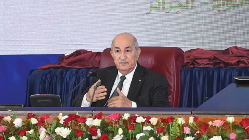 Le président de la République, Abdelmadjid Tebboune. © D. R.