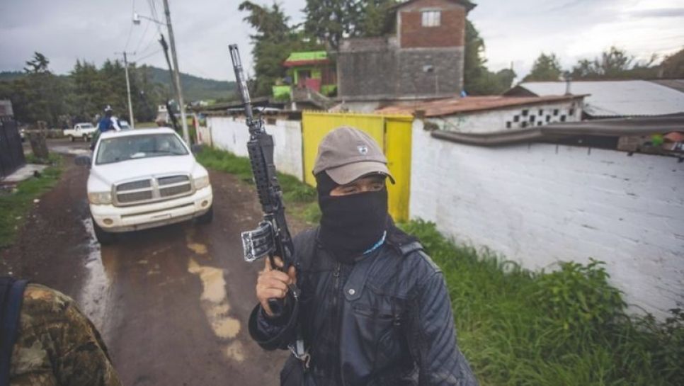 Des membres d'une milice armée contre les cartels dans l'ouest du Mexique. © D.R