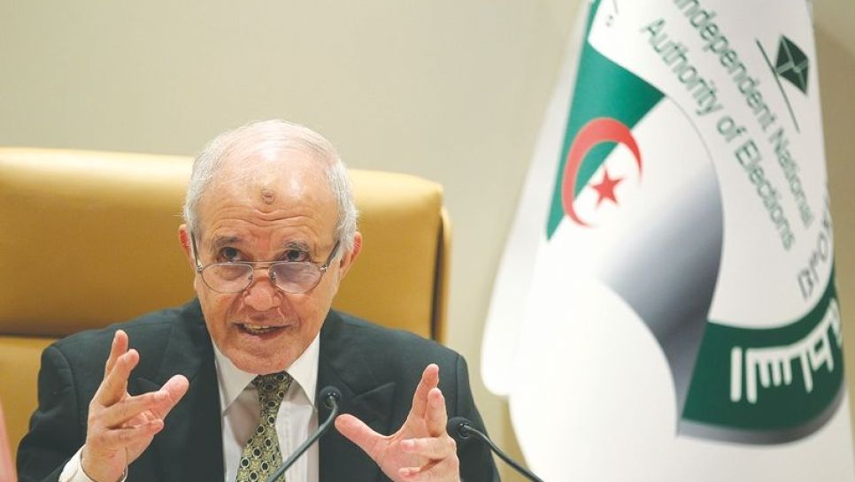 Mohamed Charfi, président de l’Anie. © Yahia magha/Liberte