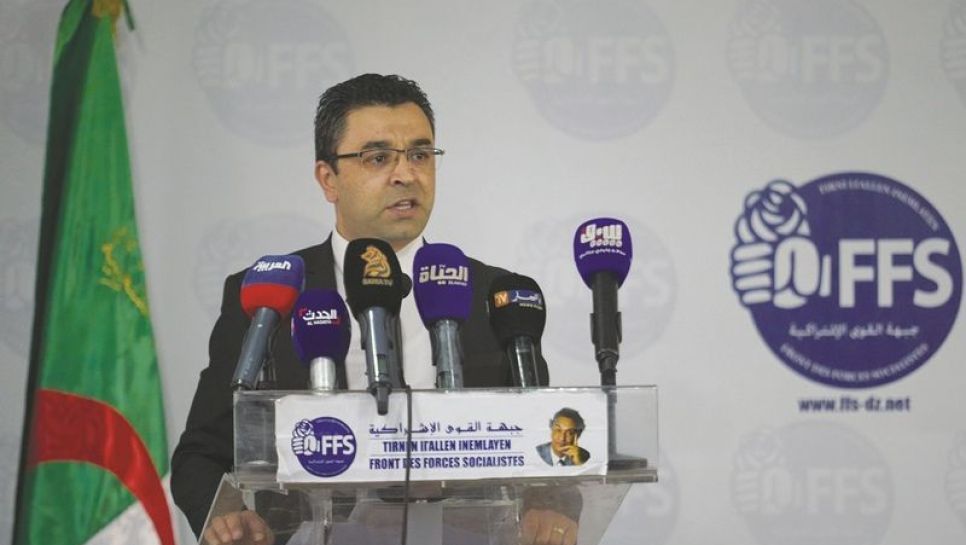 Youcef Aouchiche, premier secrétaire national du FFS. © D.R