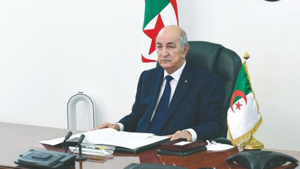 Le président de la République Abdelmadjid Tebboune. © D. R.