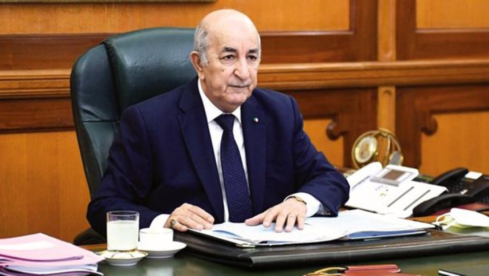 Le président de la République Abdelmadjid Tebboune. © D. R.