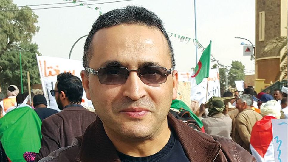 Rabah Karèche, correspondant de “Liberté” à Tamanrasset. © D.R