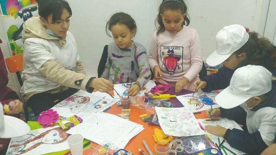 Participation des enfants diabétiques à la Journée mondiale du diabète célébrée au service pédiatrie du CHU Sâadna de Sétif. © Liberté