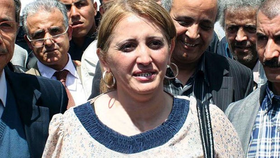 L’activiste Dalila Touat, arrêtée le 31 janvier et placée sous mandat de dépôt à Mostaganem. © D. R.
