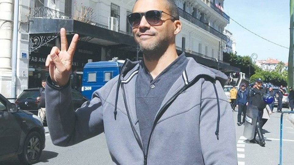 Le journaliste Khaled Drareni. © Billel Zehani. Liberté