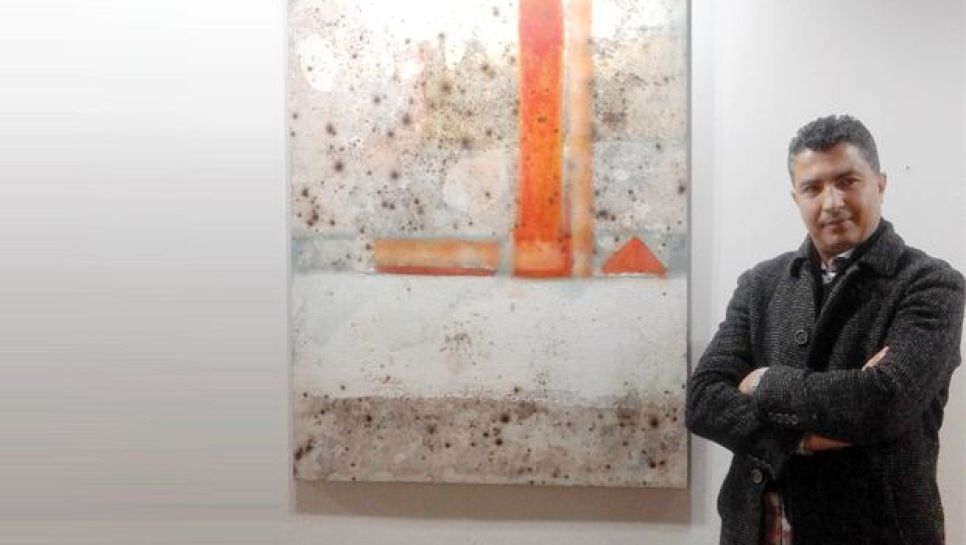 L’artiste peintre Saif-Eddine Cheraïtia. © D. R.