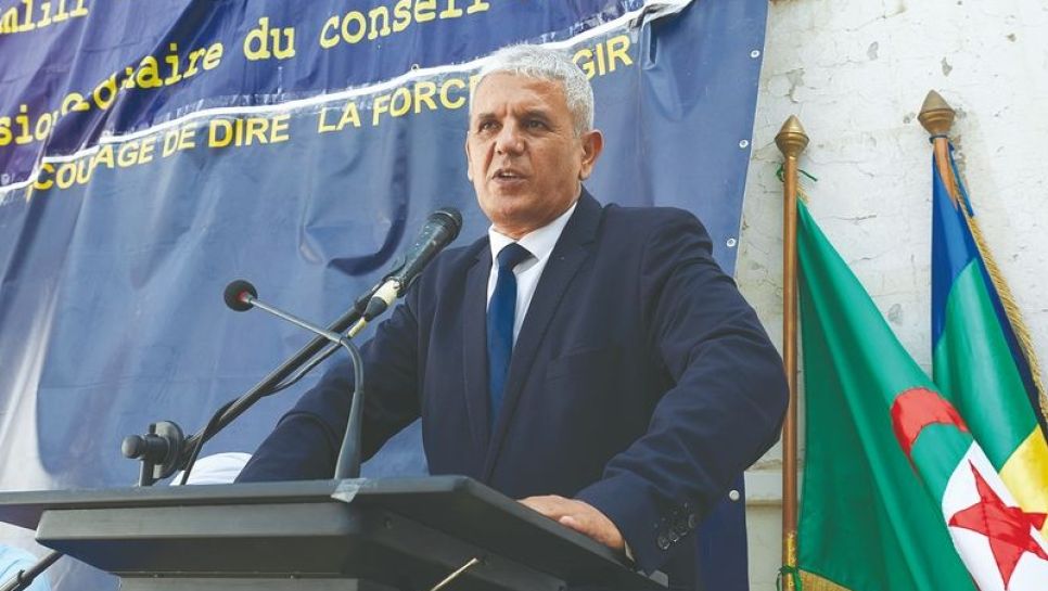 Le président du RCD Mohcine Bellabes. © Archives Liberté
