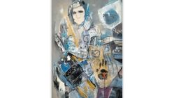 L’une des œuvres d’Issiakhem. © D. R.