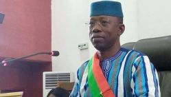 Aboubacar Touguyeni a été élu président du Parlement de transition au Burkina Faso. © D. R.