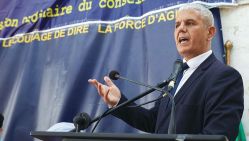 Le Président du Rassemblement pour la culture et la démocratie Mocine Bellabes. © D. R.