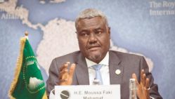Moussa Faki Mahamat, président de la Commission de l'Union africaine. © D.R