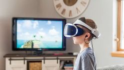 Pour les enfants nés après 2010, la télévision est vraiment devenue la boîte dans le salon. © D. R.