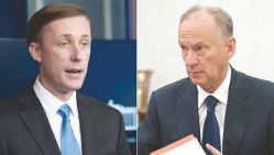 Le conseiller de Joe Biden pour la sécurité nationale, Jake Sullivan.© D.R    /    Le secrétaire du Conseil de sécurité russe, Nikolaï Patrouchev.    © D.R