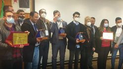 Des lauréats du concours national “Green Challenge” de Annaba. © D. R.