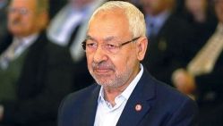 Rached Ghannouchi, président du parti Ennahdha. © D.R