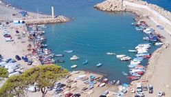 Vue générale du port de Beni Haoua (wilaya de Chlef). © D. R.