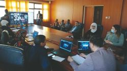 Les participants au séminaire national sur le tourisme, organisé par l'université de Tamanrasset. © Liberté