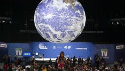 Au sommet de la COP26 à Glasgow, en Ecosse, le 9 novembre 2021. © D. R.